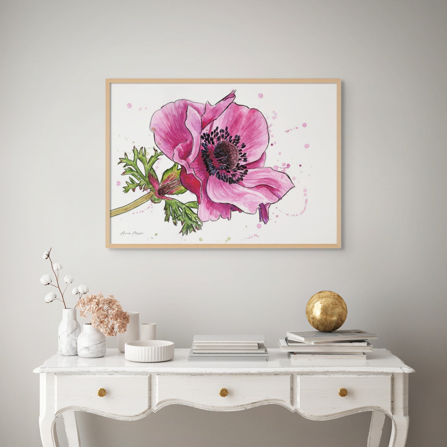 Line & Wash Anemone