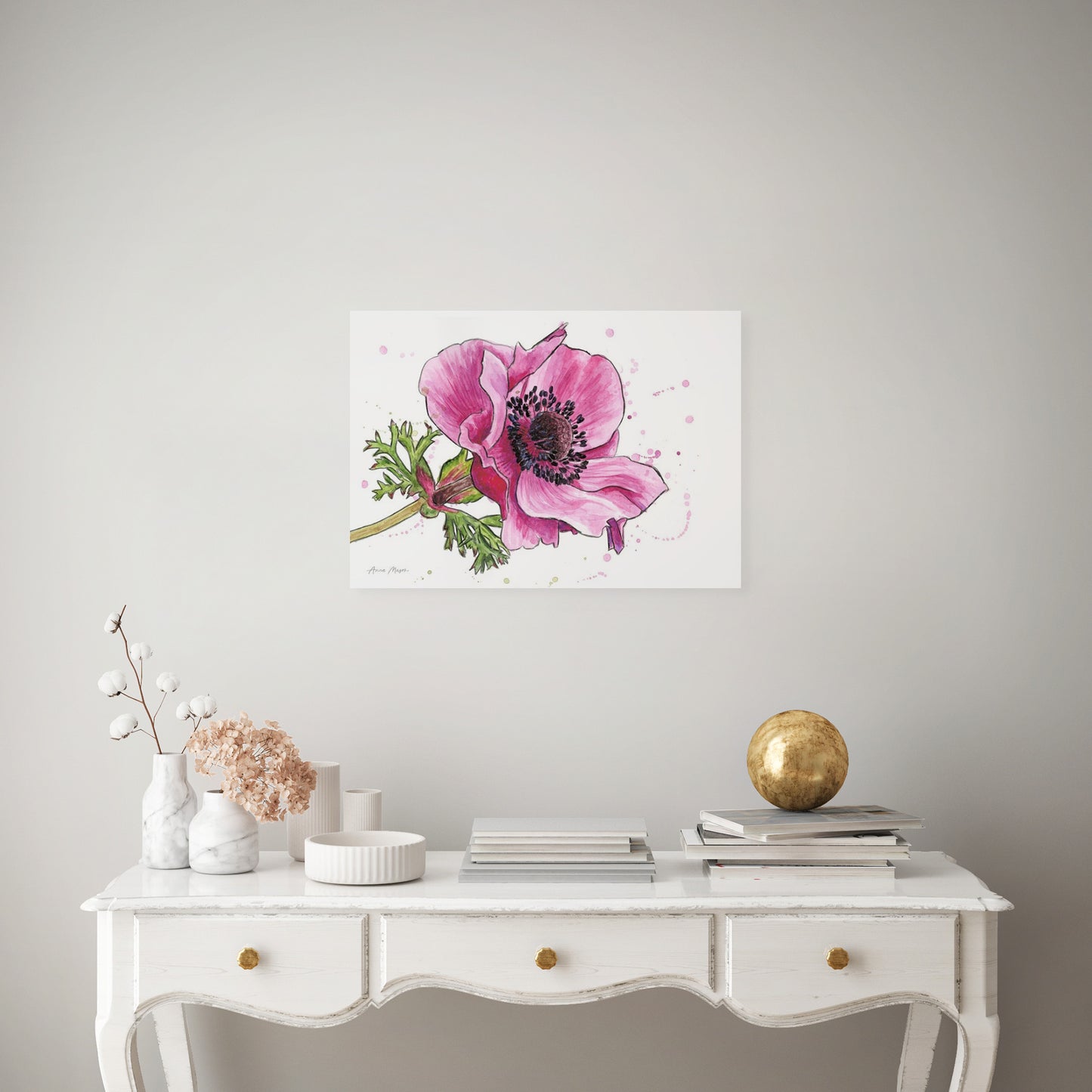 Line & Wash Anemone