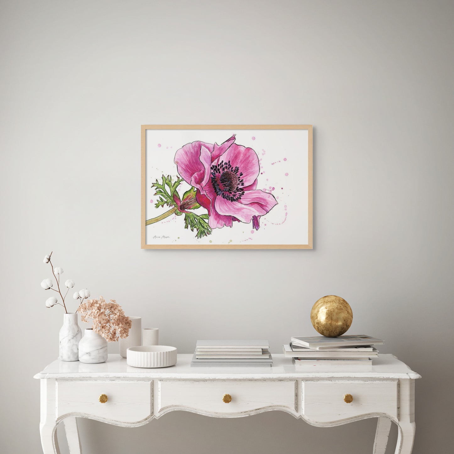 Line & Wash Anemone