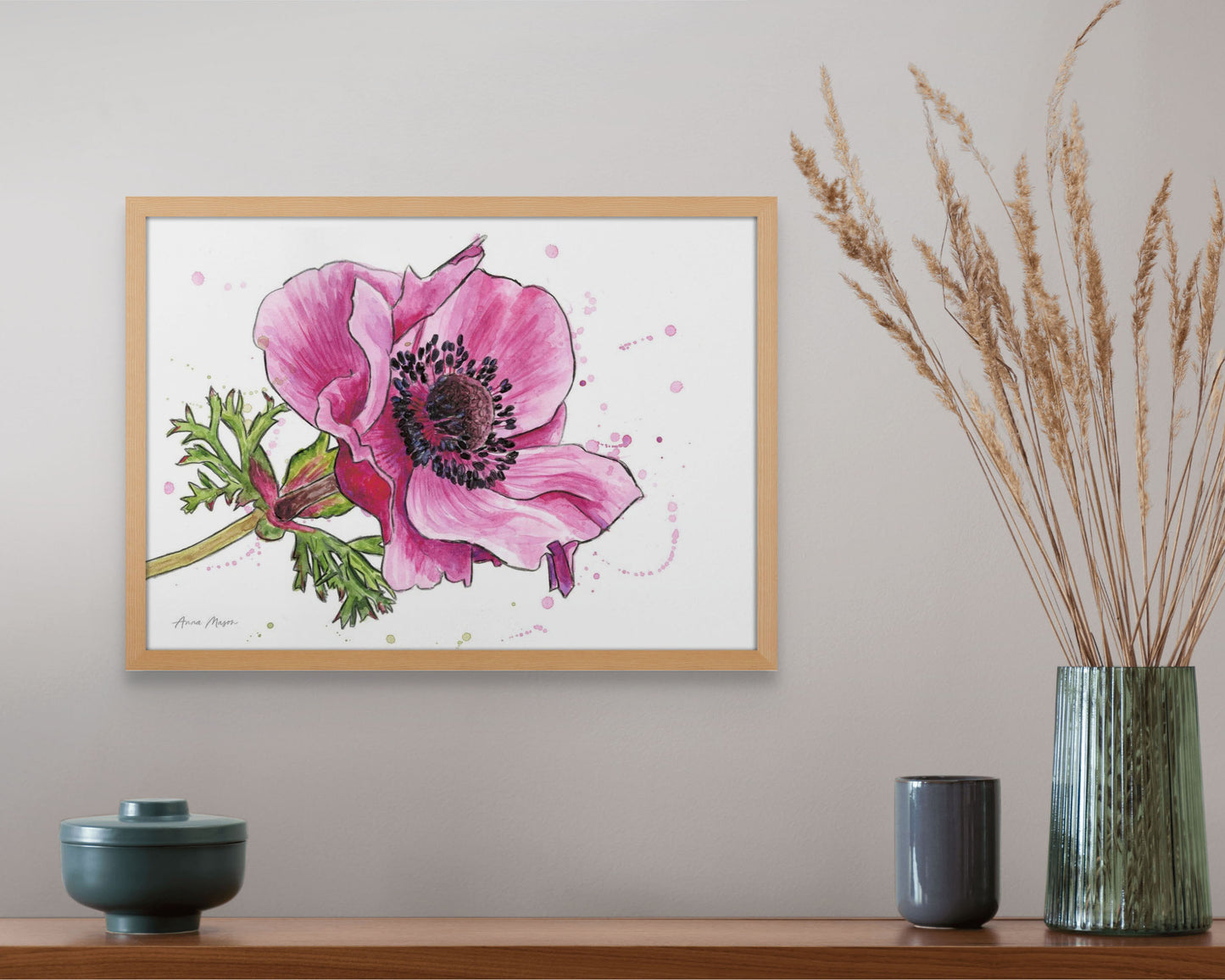 Line & Wash Anemone