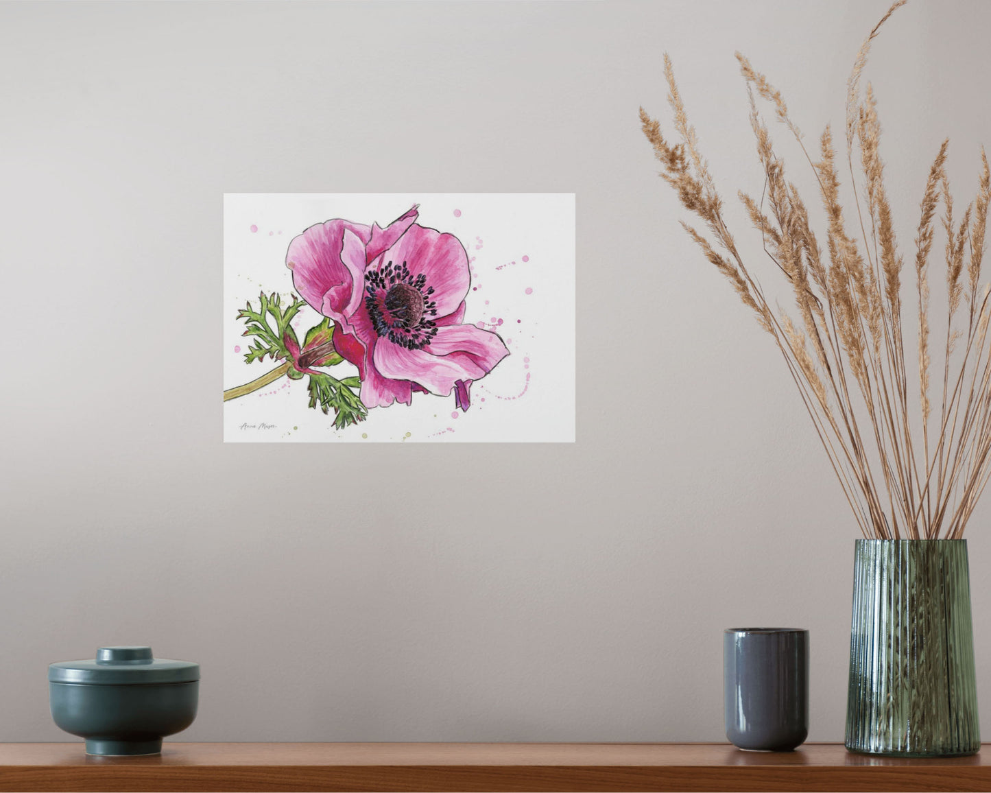 Line & Wash Anemone