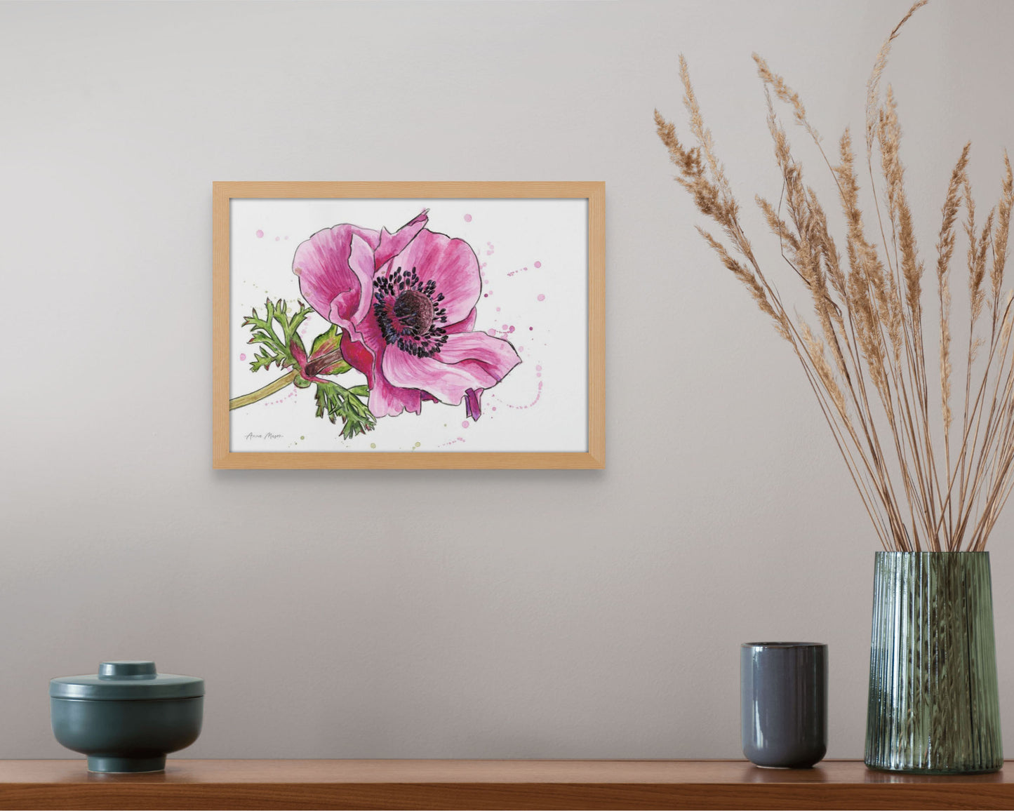 Line & Wash Anemone