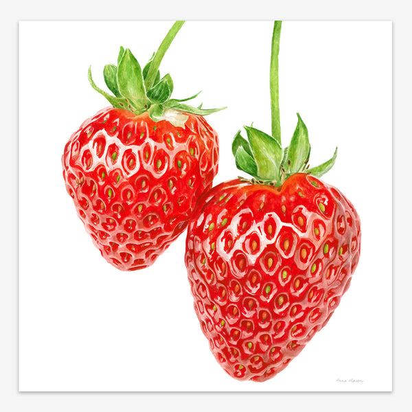 Strawberries (Original painting) – Anna Mason Fine Art