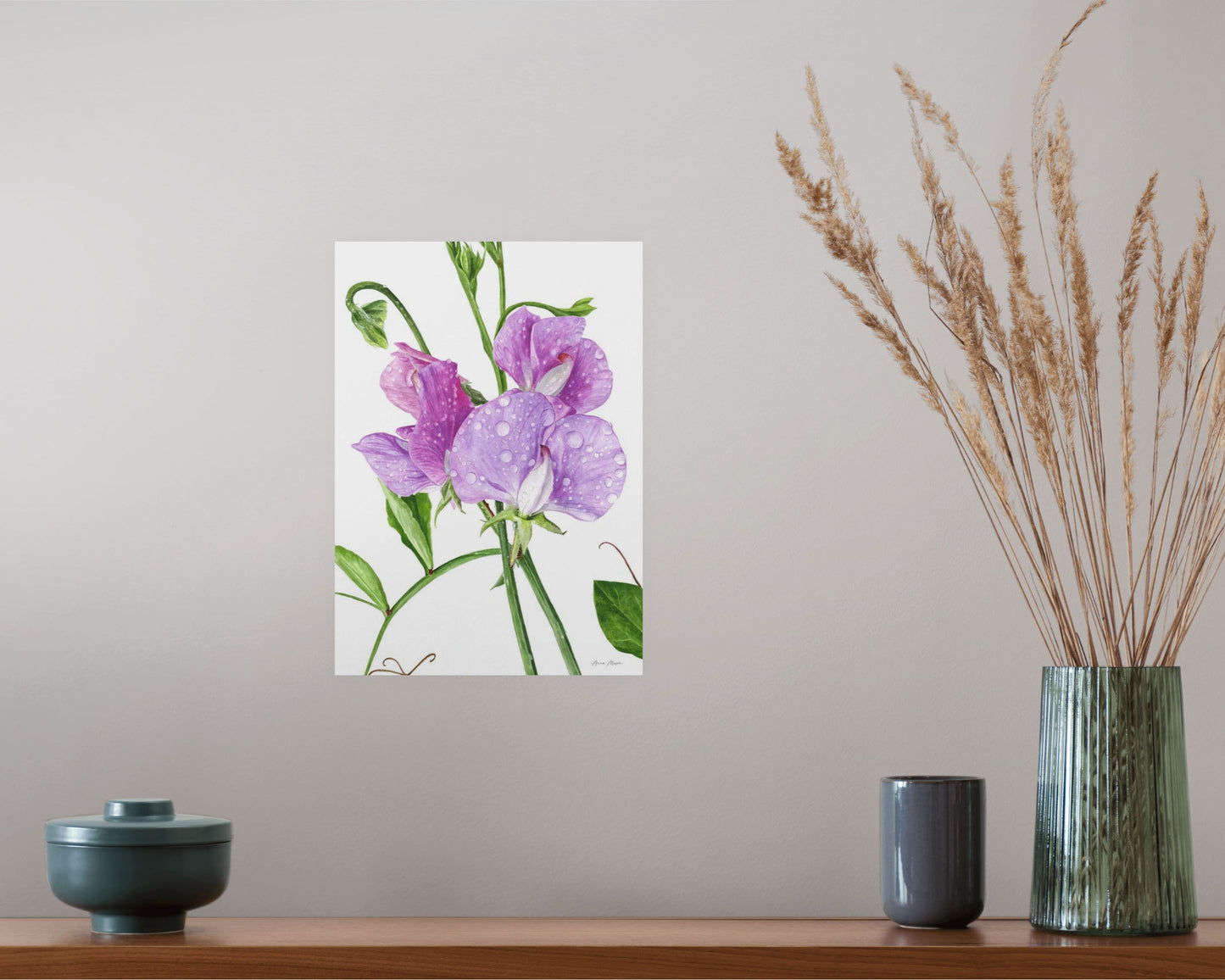 Sweet Peas After The Rain